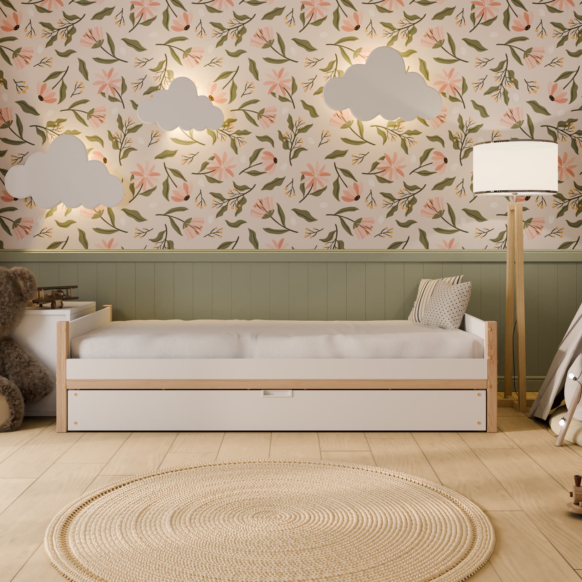 wizualizacja lozka dzieciecego 3d aranzacja pokoju dziecka materialy pbr